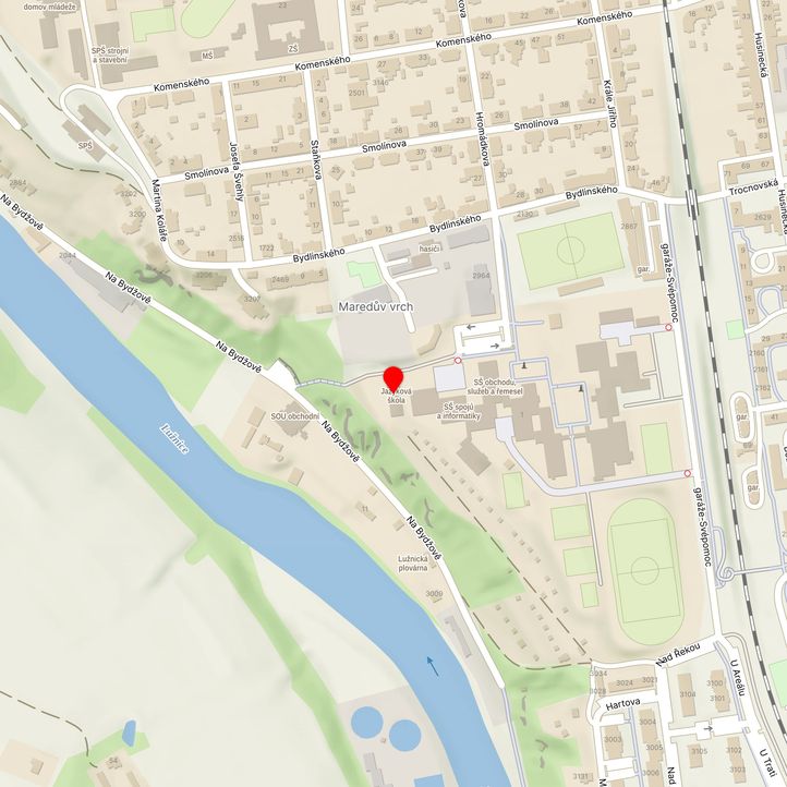 Mapa školy z Mapy.cz