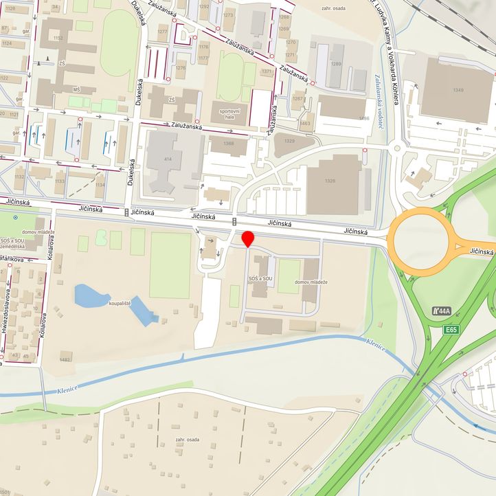 Mapa školy z Mapy.cz