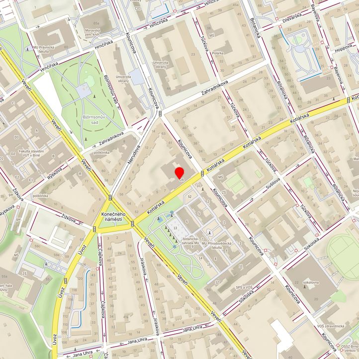 Mapa školy z Mapy.cz