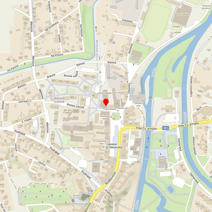 Mapa školy z Mapy.cz