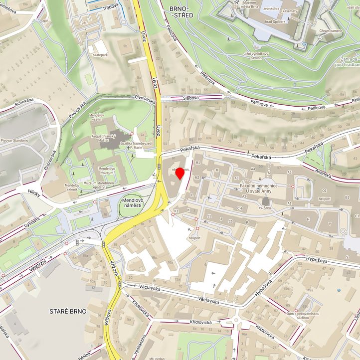 Mapa školy z Mapy.cz