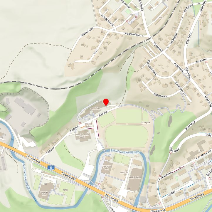 Mapa školy z Mapy.cz