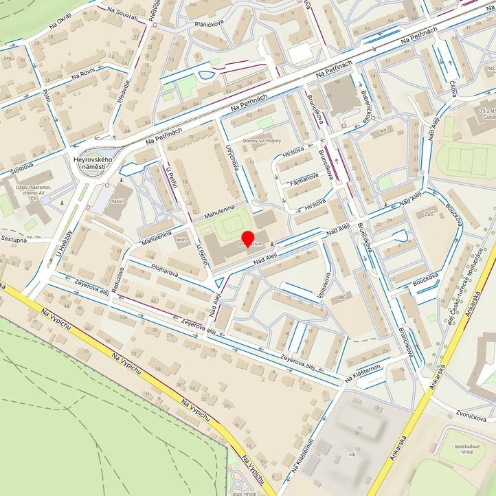 Mapa školy z Mapy.cz