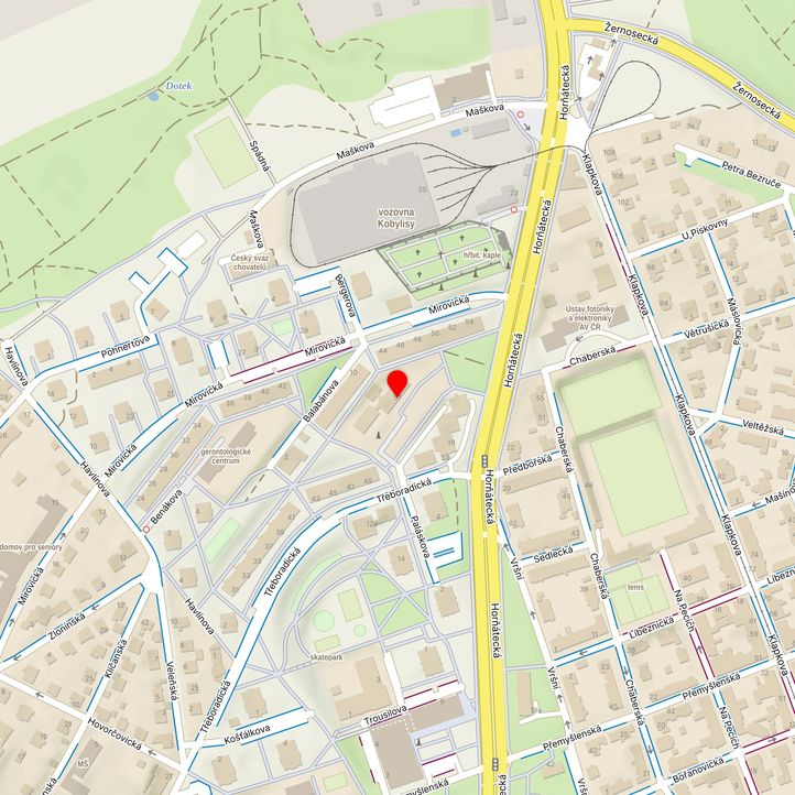 Mapa školy z Mapy.cz