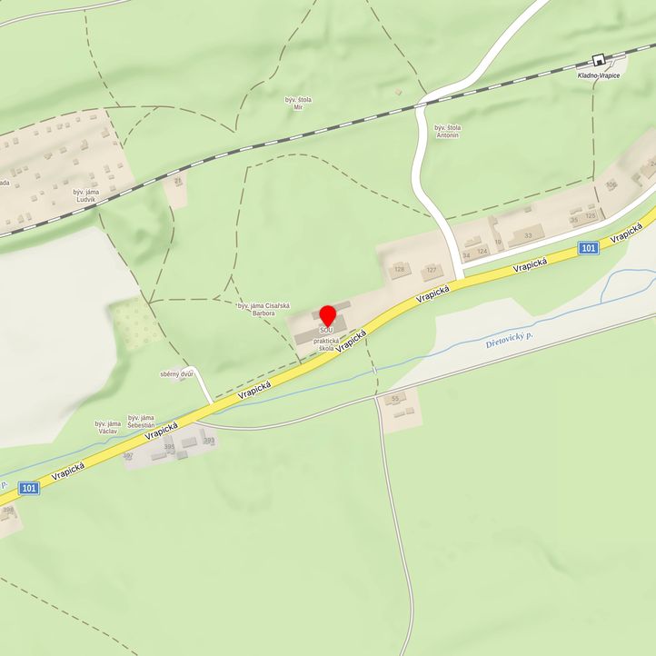 Mapa školy z Mapy.cz