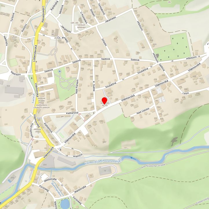 Mapa školy z Mapy.cz