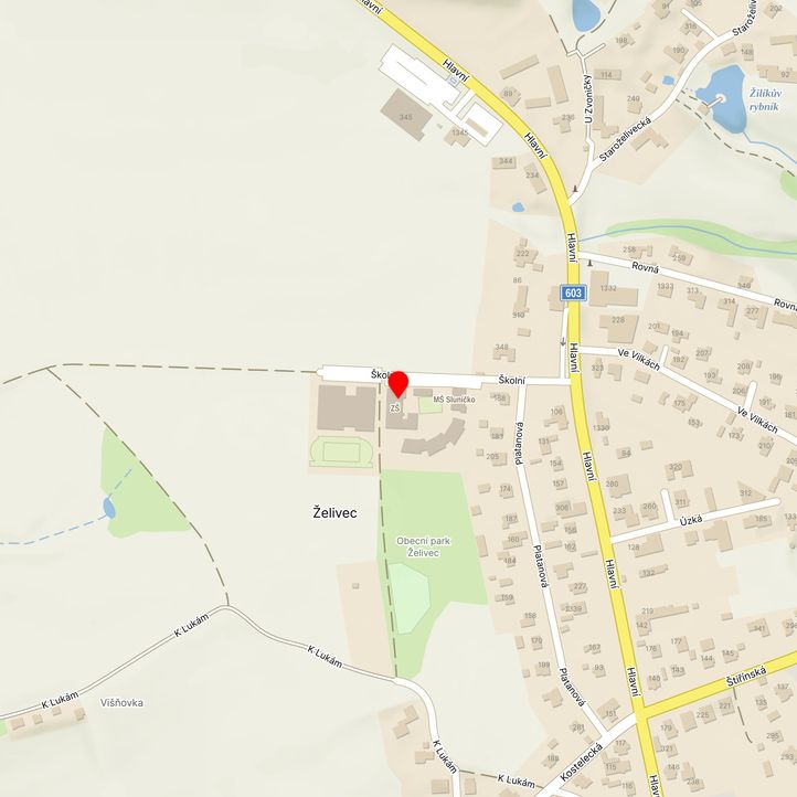 Mapa školy z Mapy.cz