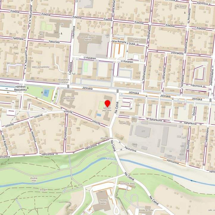 Mapa školy z Mapy.cz