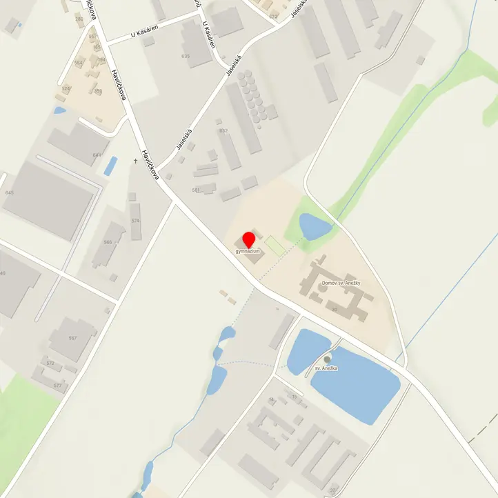 Mapa školy z Mapy.cz