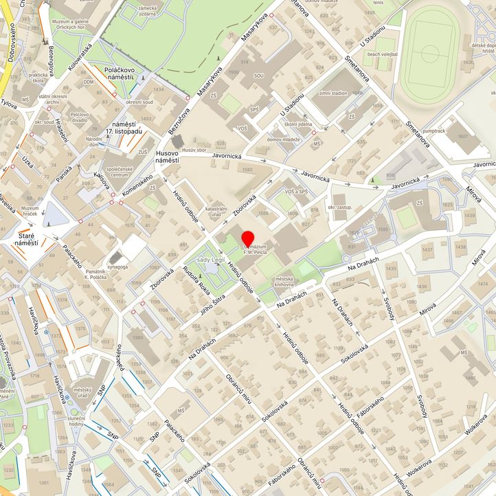 Mapa školy z Mapy.cz