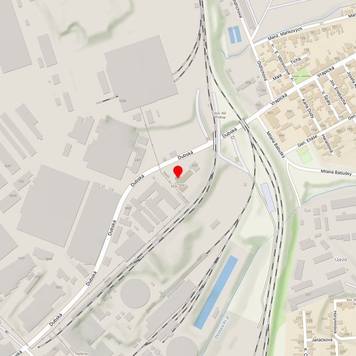 Mapa školy z Mapy.cz
