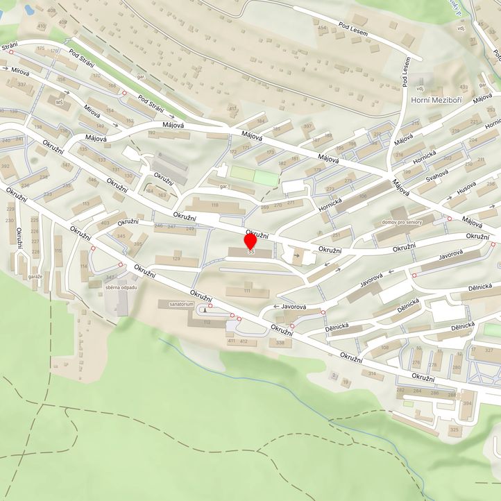 Mapa školy z Mapy.cz