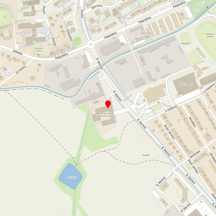 Mapa školy z Mapy.cz