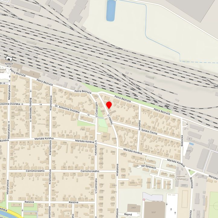 Mapa školy z Mapy.cz