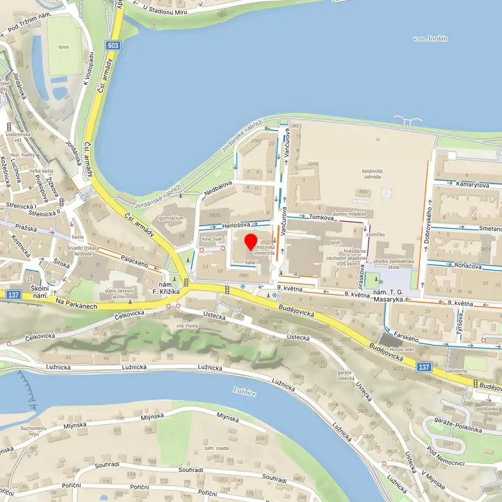 Mapa školy z Mapy.cz