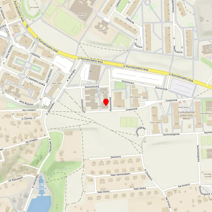 Mapa školy z Mapy.cz