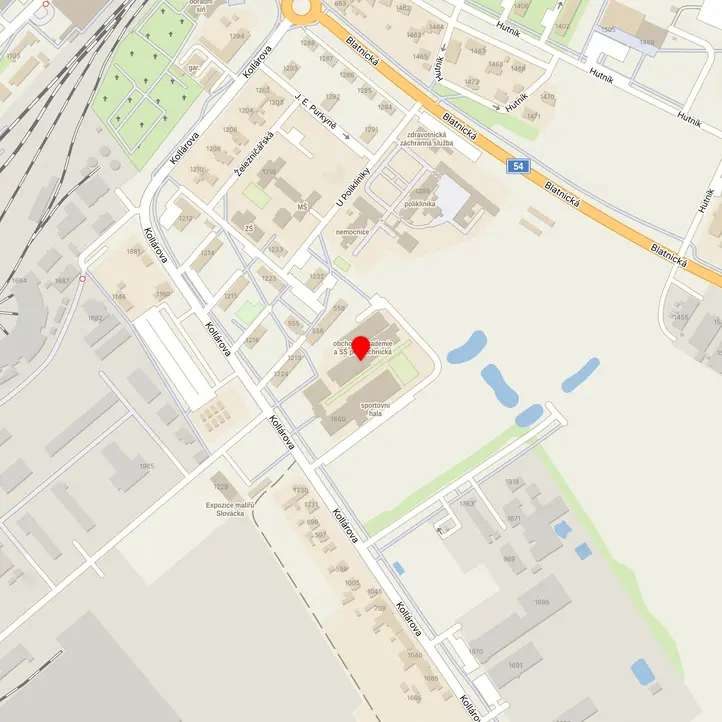 Mapa školy z Mapy.cz