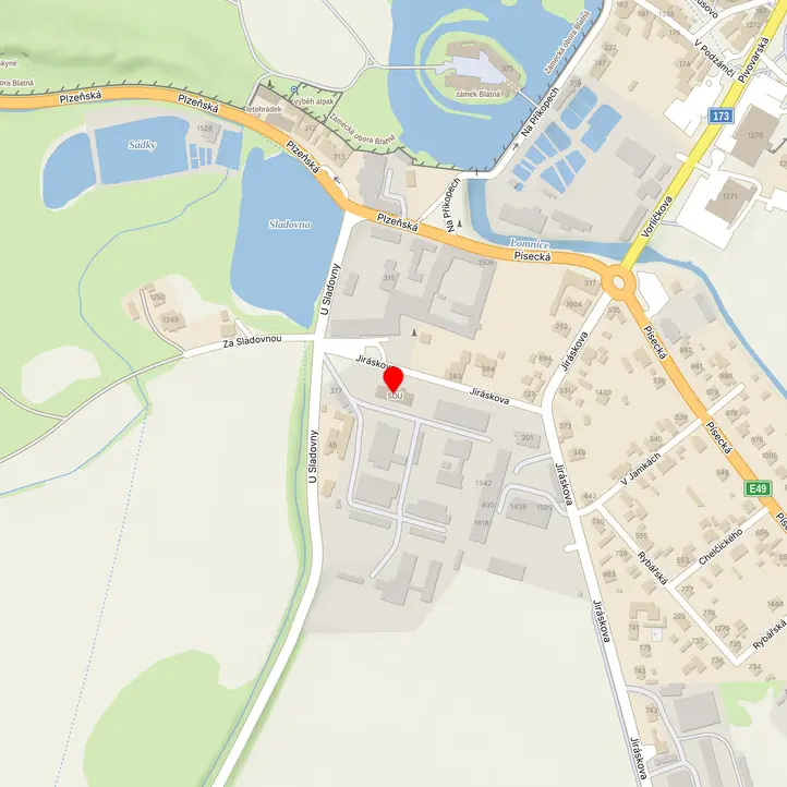 Mapa školy z Mapy.cz