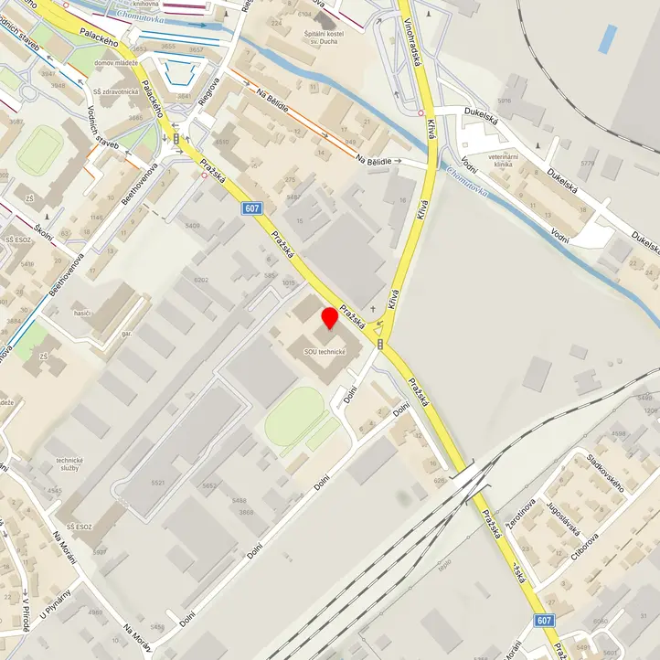 Mapa školy z Mapy.cz