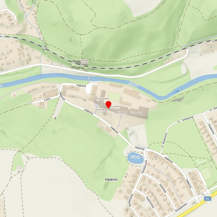 Mapa školy z Mapy.cz