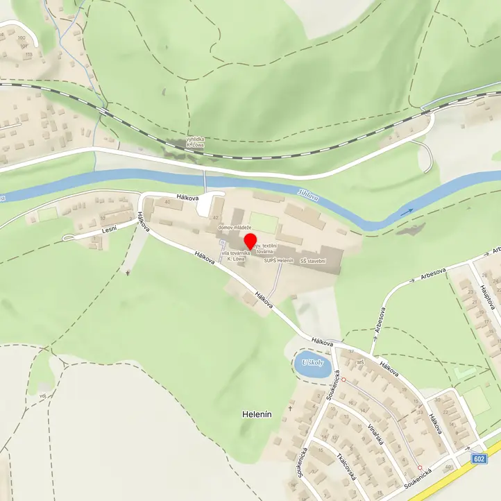 Mapa školy z Mapy.cz