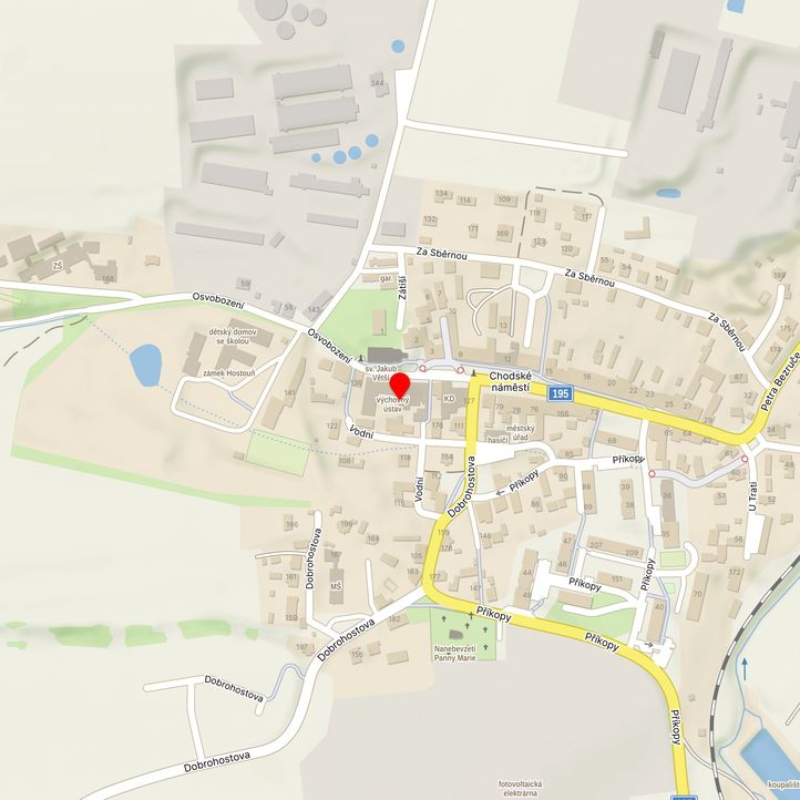 Mapa školy z Mapy.cz