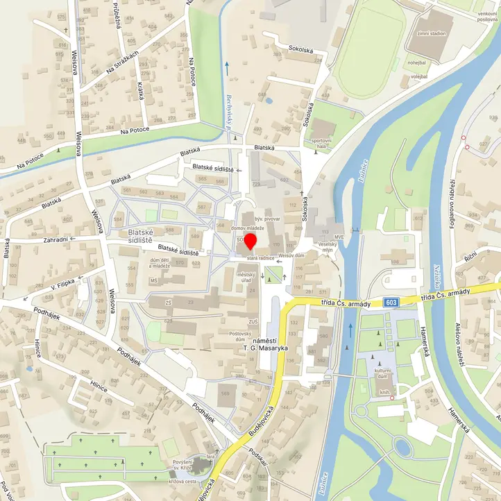 Mapa školy z Mapy.cz
