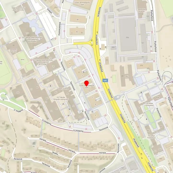 Mapa školy z Mapy.cz