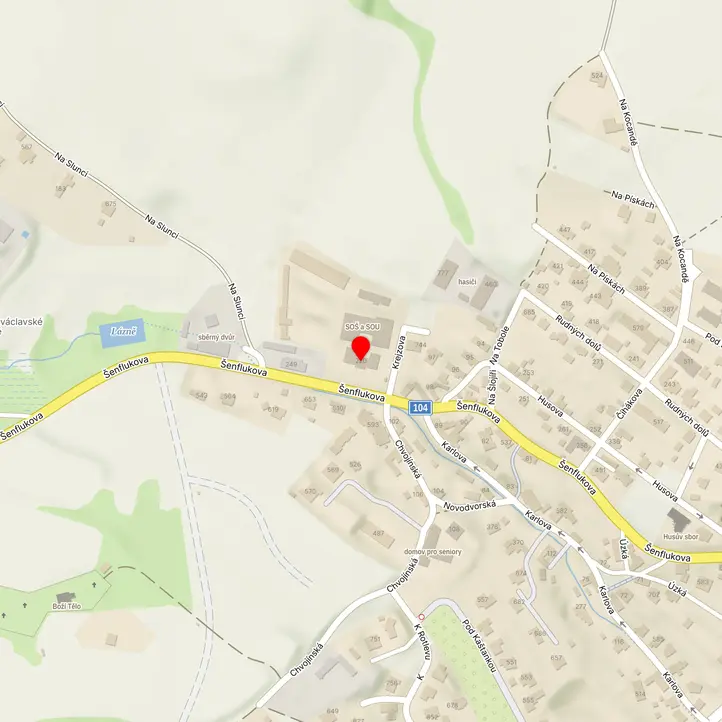 Mapa školy z Mapy.cz