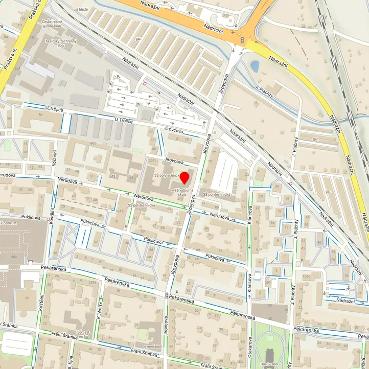 Mapa školy z Mapy.cz