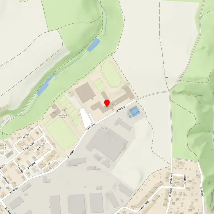 Mapa školy z Mapy.cz