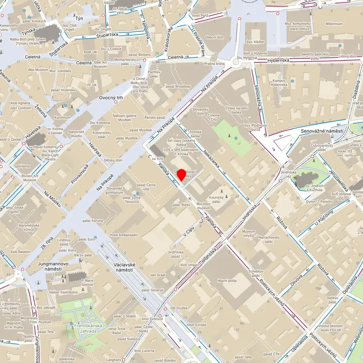 Mapa školy z Mapy.cz