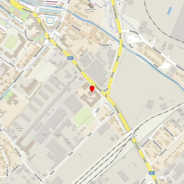 Mapa školy z Mapy.cz