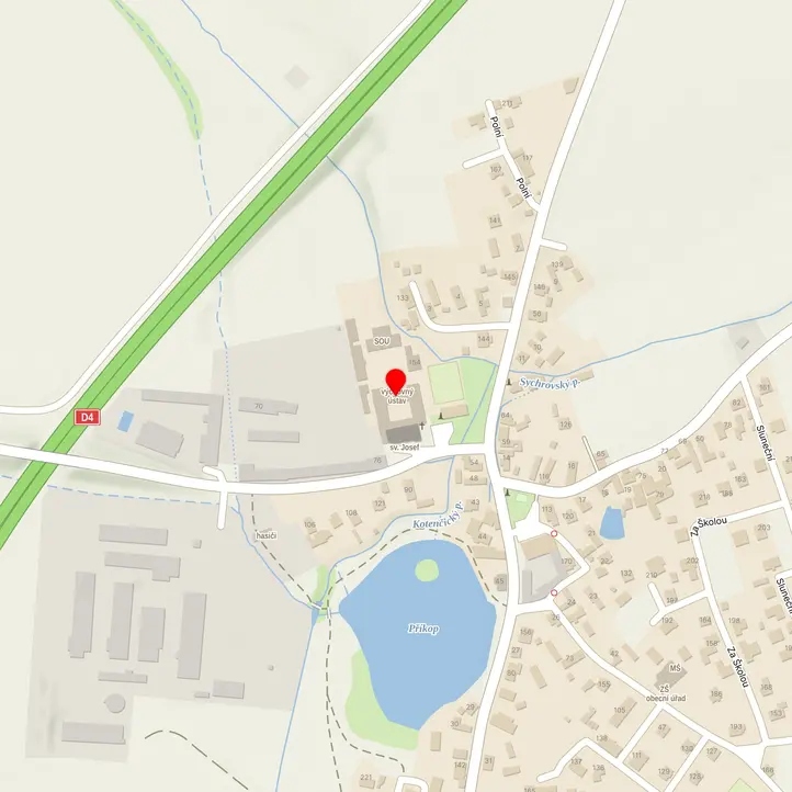 Mapa školy z Mapy.cz