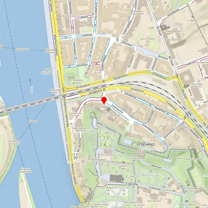 Mapa školy z Mapy.cz