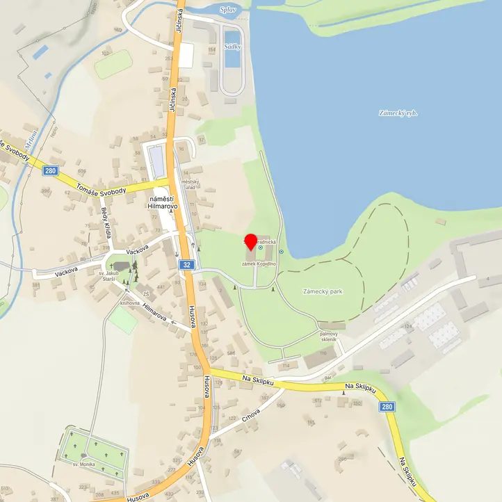Mapa školy z Mapy.cz