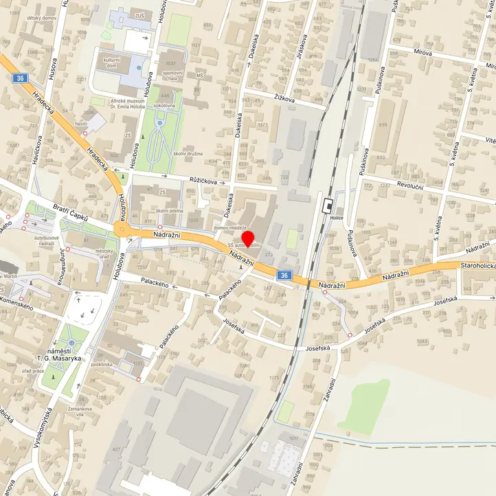 Mapa školy z Mapy.cz
