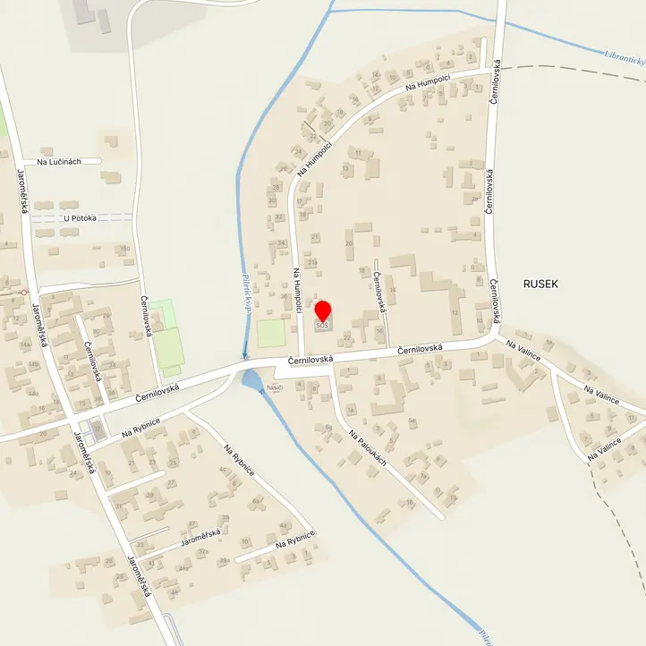 Mapa školy z Mapy.cz