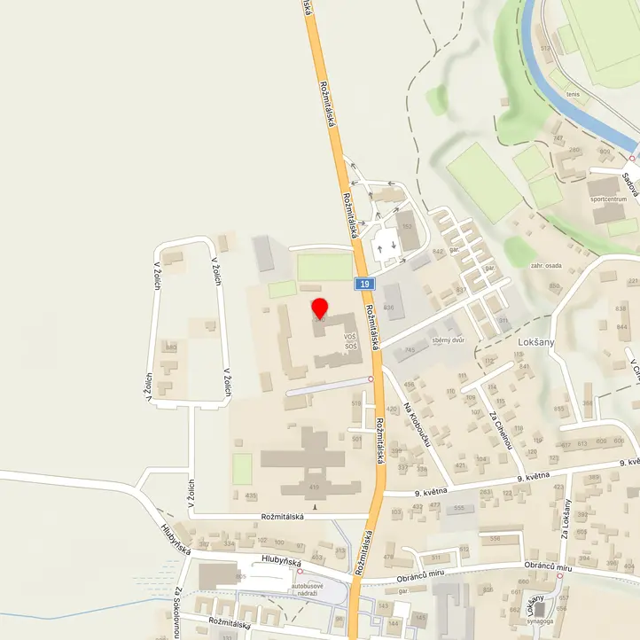 Mapa školy z Mapy.cz