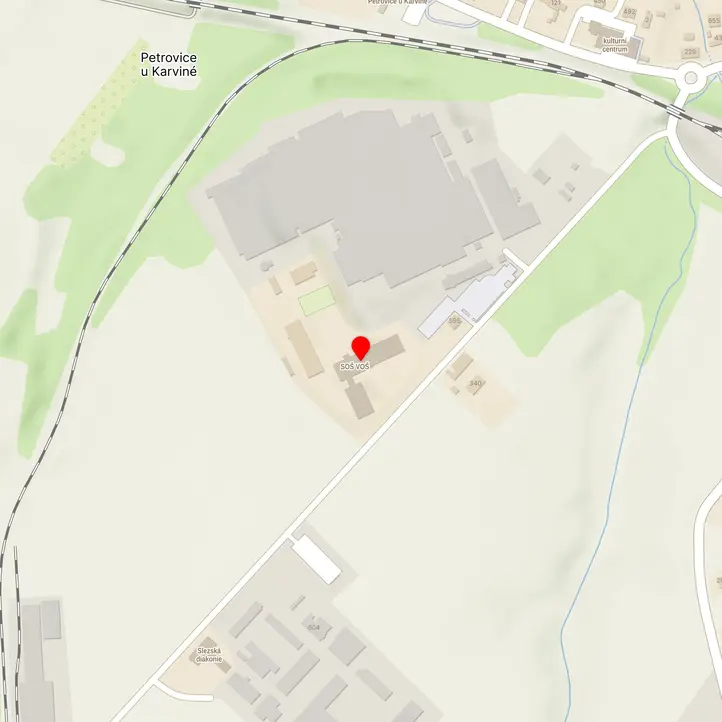 Mapa školy z Mapy.cz