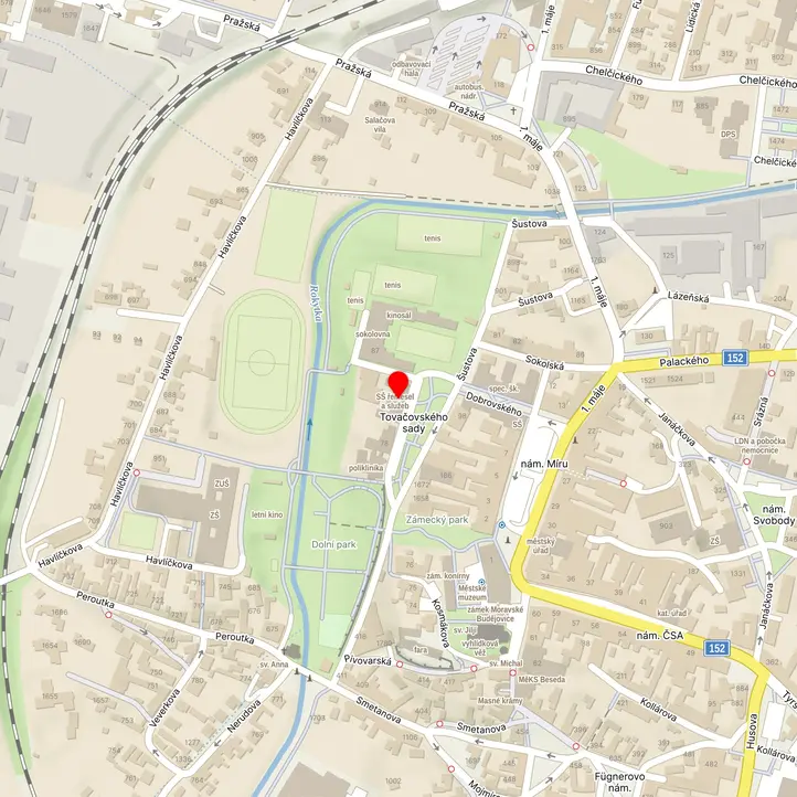 Mapa školy z Mapy.cz
