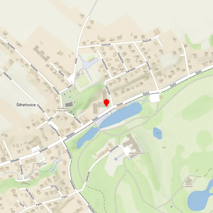 Mapa školy z Mapy.cz