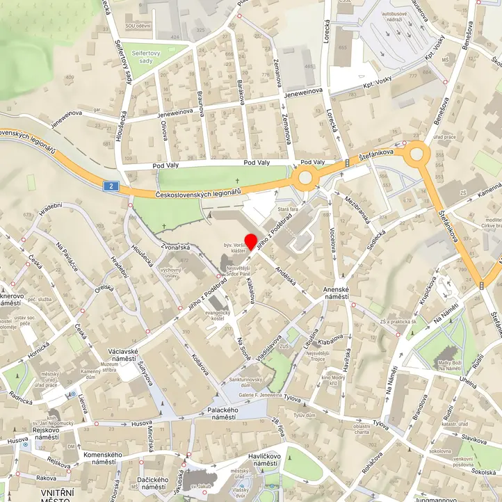 Mapa školy z Mapy.cz