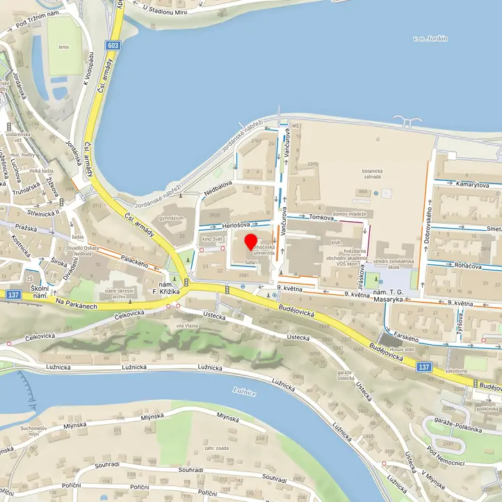 Mapa školy z Mapy.cz