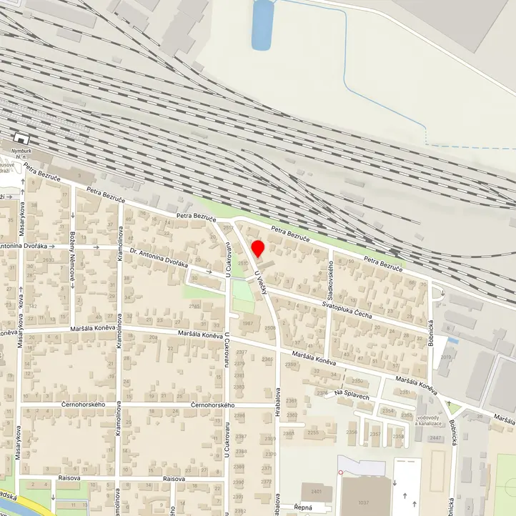 Mapa školy z Mapy.cz
