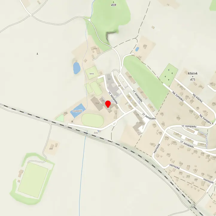 Mapa školy z Mapy.cz