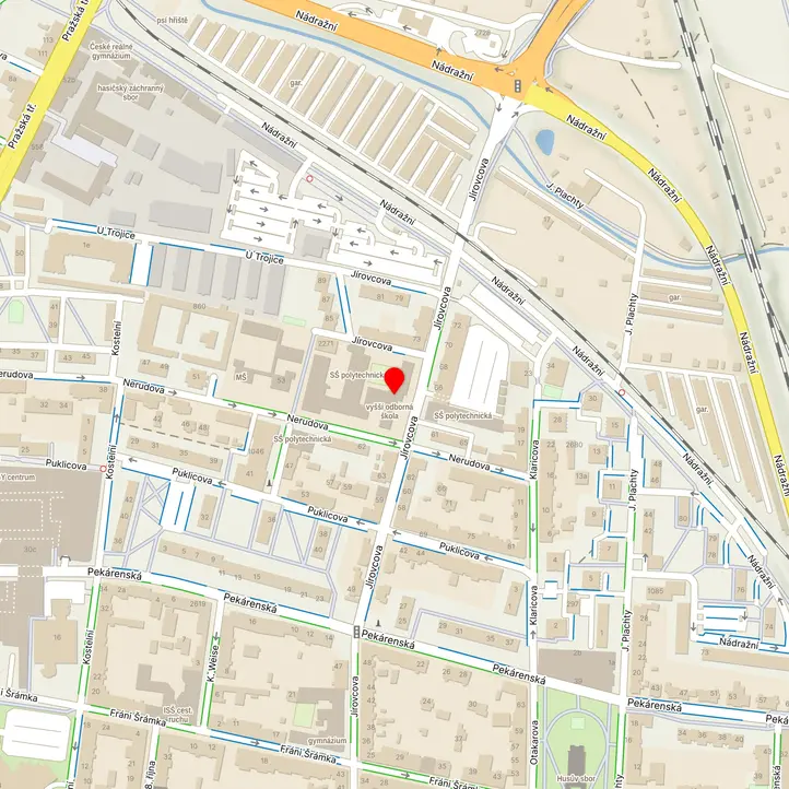 Mapa školy z Mapy.cz