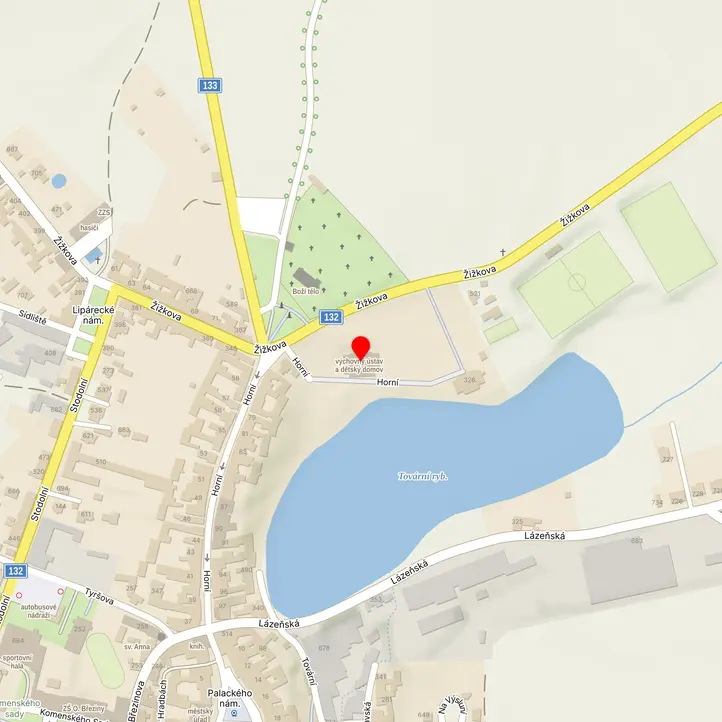 Mapa školy z Mapy.cz