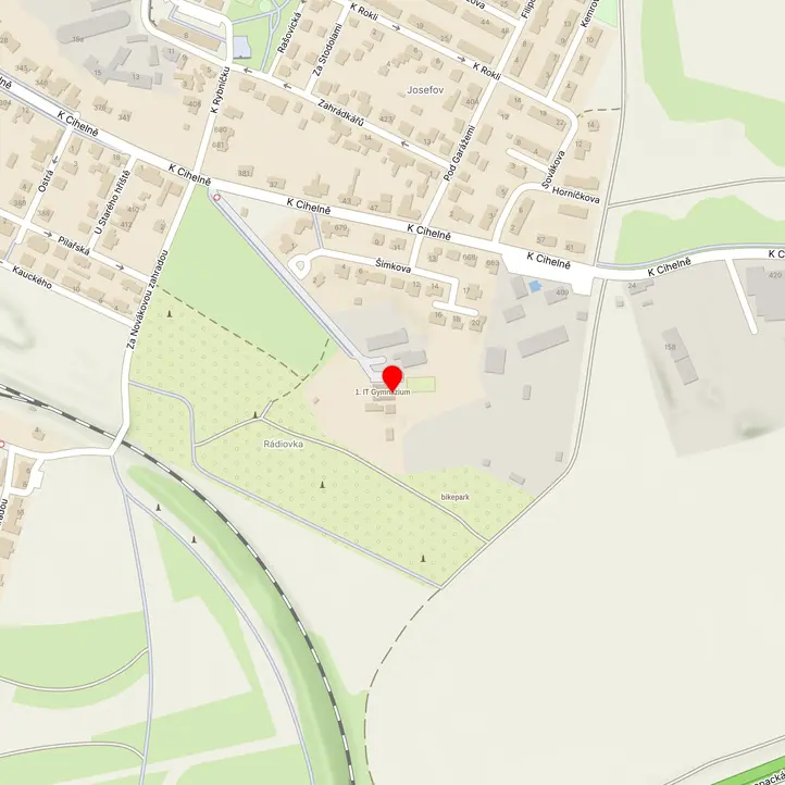 Mapa školy z Mapy.cz