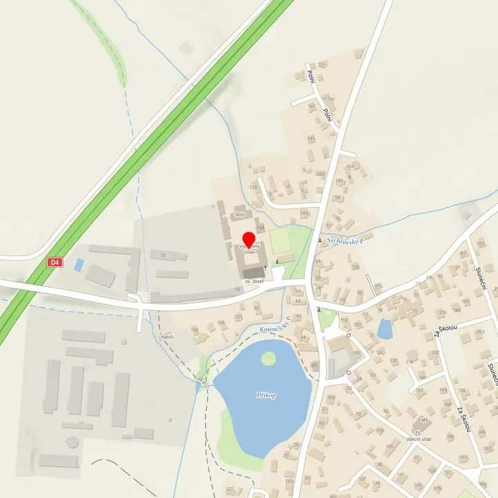Mapa školy z Mapy.cz